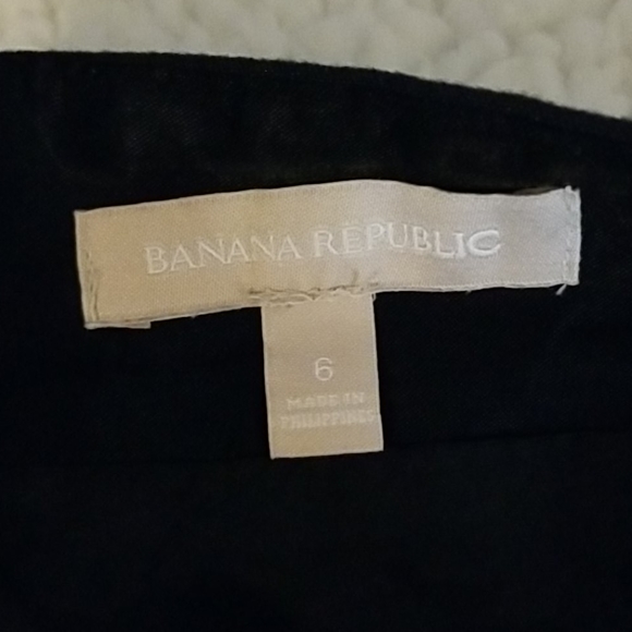 Banana Republic Black and White Striped Skirt - Picture 7 of 8